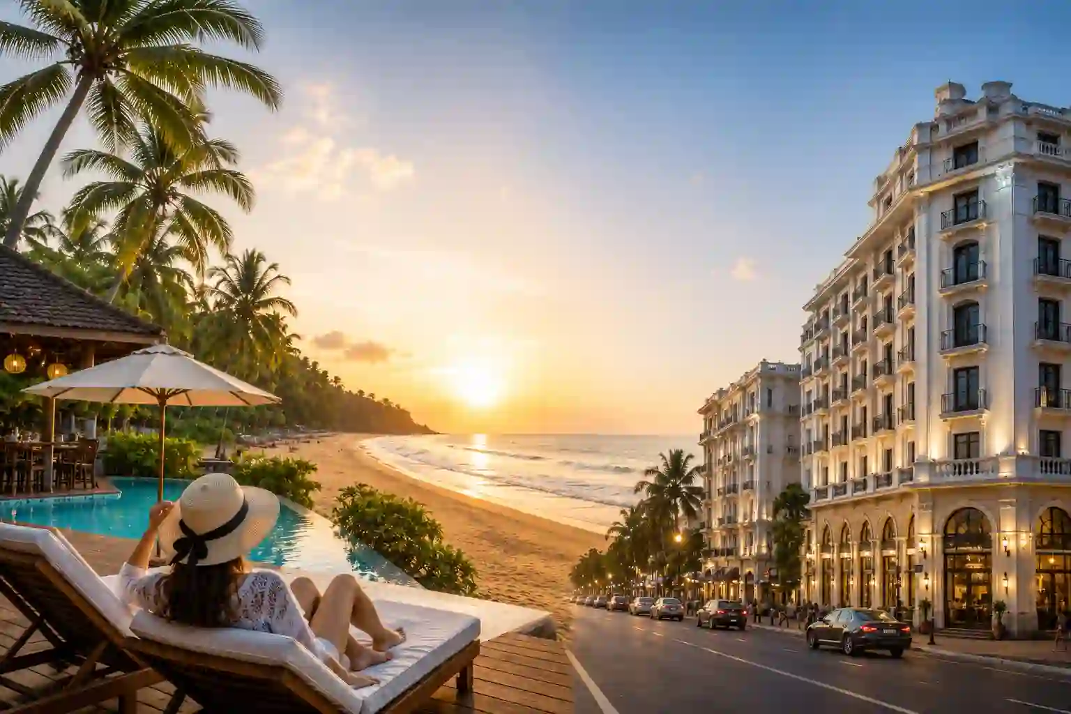 Beach Resorts Over City Hotels in Goa